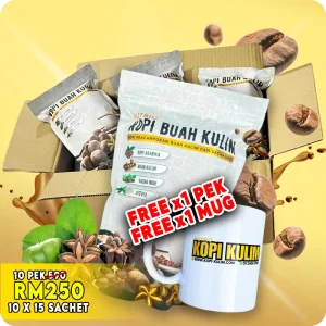 PAKEJ 10 PEK (KK) + FREE 1 PEK (KK) & MUG